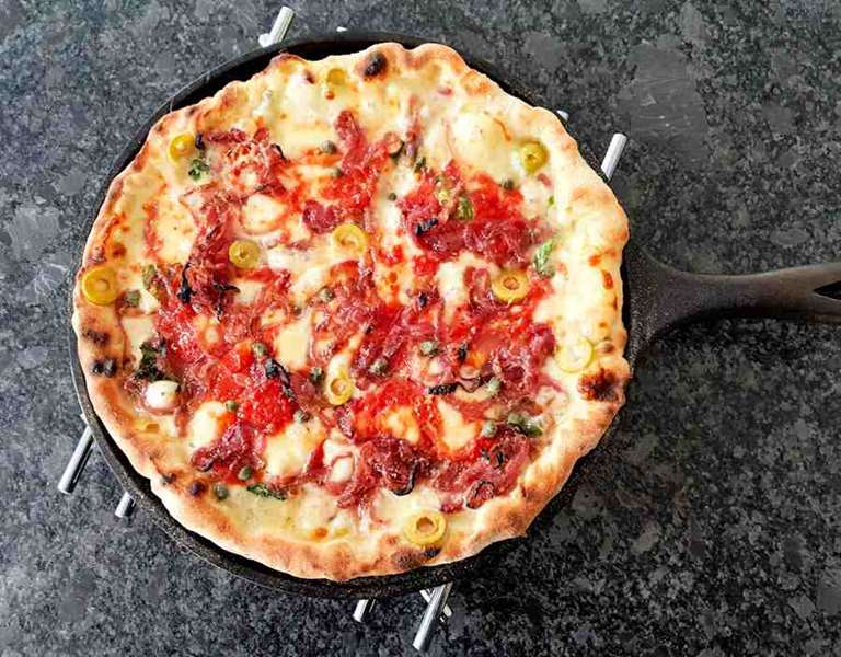 Sicilian style pizza